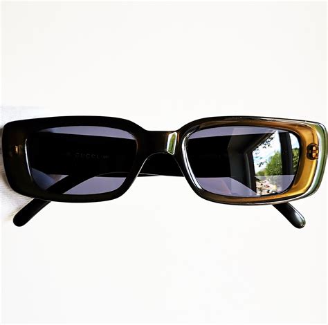 gucci black classic sunglasses|vintage 90s gucci sunglasses.